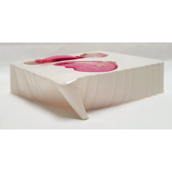 Avon Disney Princess Pink Analog Watch Hair Clips Heart-Shaped Keepsake Case - Picture 6 of 12